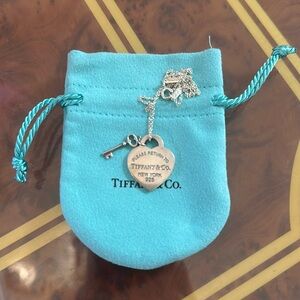 Tiffany & Co Heart Tag with Key Pendant